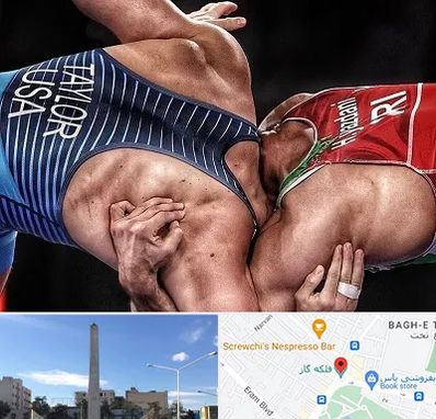 باشگاه کشتی در فلکه گاز شیراز