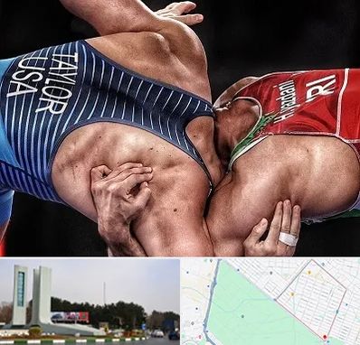 باشگاه کشتی در بلوار فلسیطین مشهد