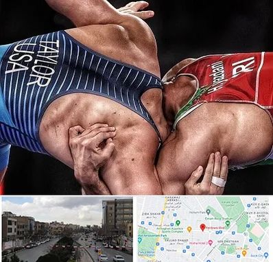 باشگاه کشتی در بلوار فردوسی مشهد