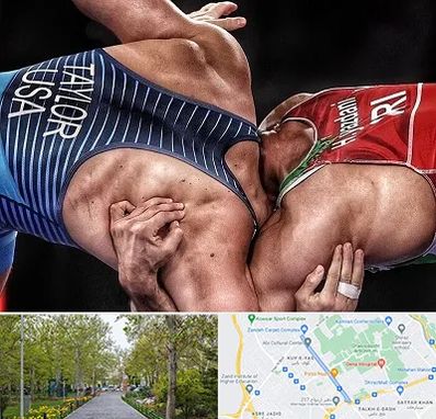 باشگاه کشتی در قدوسی غربی شیراز