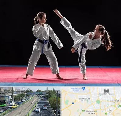 باشگاه تکواندو در جنوب تهران 