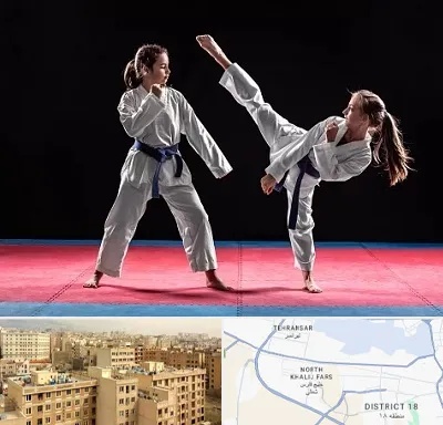 باشگاه تکواندو در جنوب غرب تهران