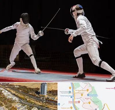 باشگاه شمشیربازی در خیابان نیایش شیراز