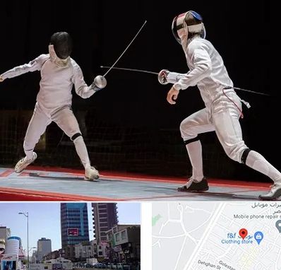 باشگاه شمشیربازی در چهارراه طالقانی کرج