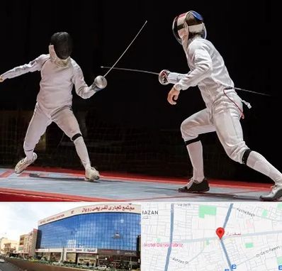 باشگاه شمشیربازی در نصف راه تبریز