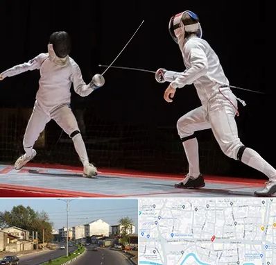 باشگاه شمشیربازی در ضیابری رشت