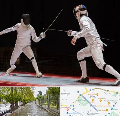 باشگاه شمشیربازی در خیابان ارم شیراز