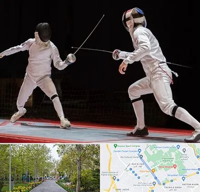 باشگاه شمشیربازی در قدوسی غربی شیراز