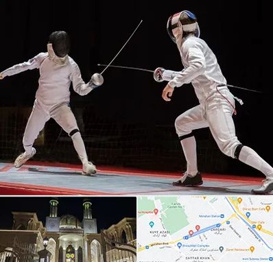 باشگاه شمشیربازی در زرگری شیراز