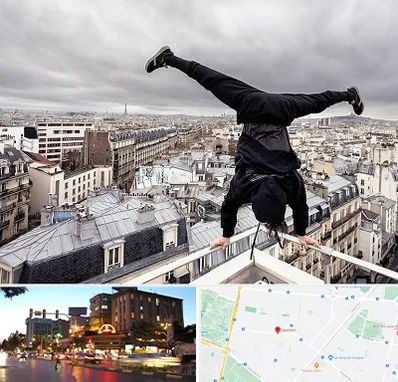 باشگاه پارکور در بلوار سجاد مشهد