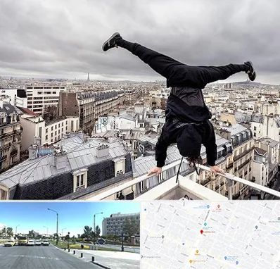 باشگاه پارکور در بلوار کلاهدوز مشهد