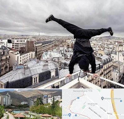 باشگاه پارکور در شهر زیبا 