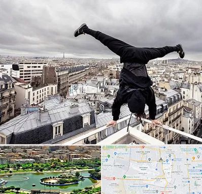 باشگاه پارکور در منطقه 9 تهران 