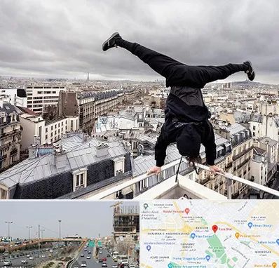 باشگاه پارکور در بلوار توس مشهد