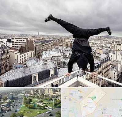 باشگاه پارکور در کمال شهر کرج