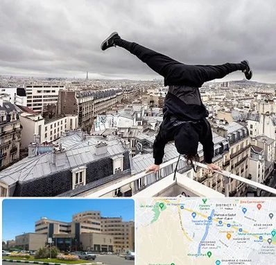 باشگاه پارکور در صیاد شیرازی مشهد