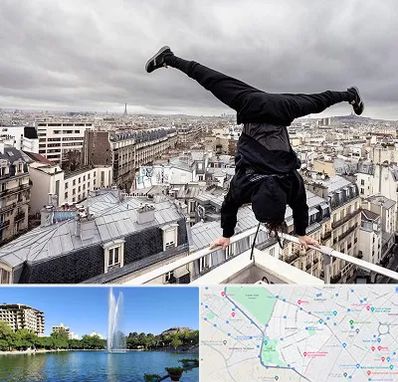 باشگاه پارکور در کوهسنگی مشهد