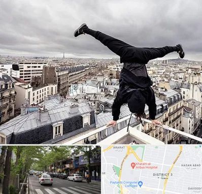 باشگاه پارکور در ظفر 