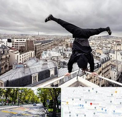 باشگاه پارکور در میرداماد 