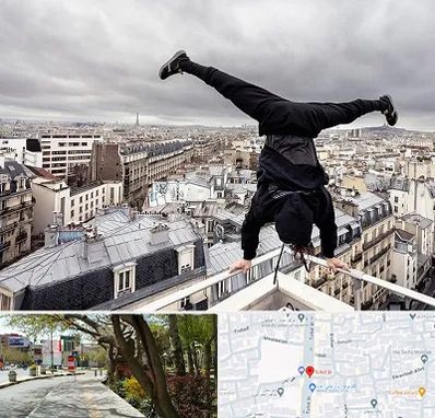 باشگاه پارکور در خیابان توحید اصفهان