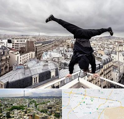 باشگاه پارکور در منطقه 8 تهران 