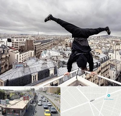 باشگاه پارکور در خیابان دماوند