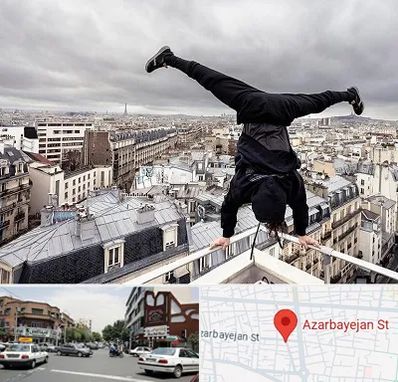 باشگاه پارکور در خیابان آذربایجان