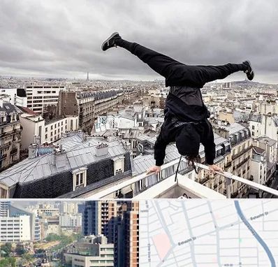 باشگاه پارکور در خیابان بهشتی