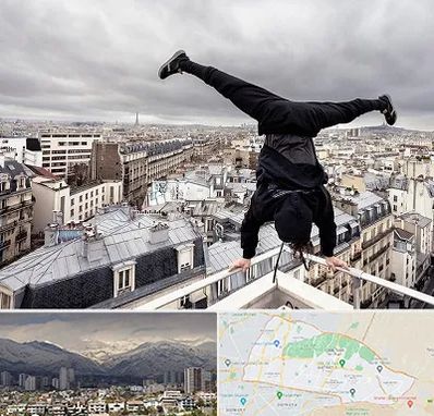 باشگاه پارکور در منطقه 4 تهران 