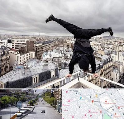 باشگاه پارکور در خیابان زند شیراز