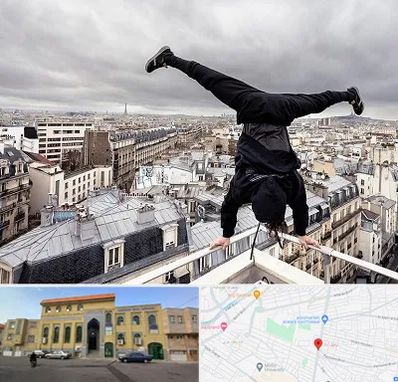 باشگاه پارکور در زنبیل آباد قم