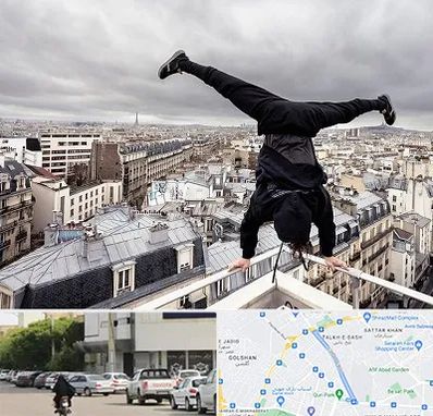 باشگاه پارکور در قدوسی شرقی شیراز