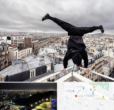 باشگاه پارکور در هفت تیر مشهد