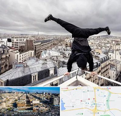 باشگاه پارکور در شهرک راه آهن