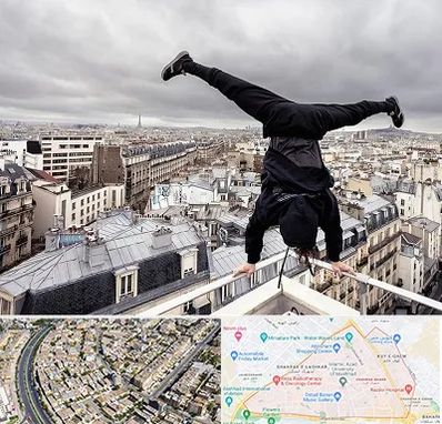 باشگاه پارکور در شهرک غرب مشهد