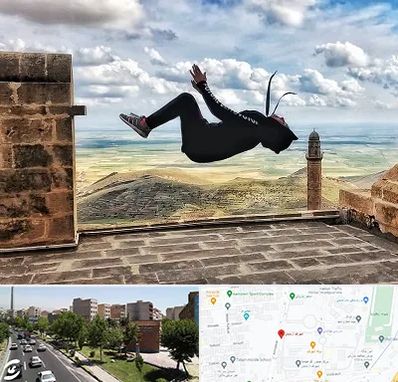 باشگاه پارکور بانوان در شهرک آزمایش 