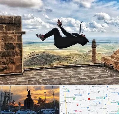 باشگاه پارکور بانوان در میدان حر 