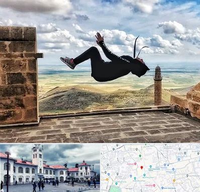 باشگاه پارکور بانوان در میدان شهرداری رشت