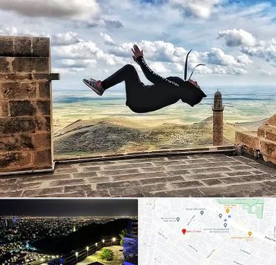 باشگاه پارکور بانوان در هفت تیر مشهد