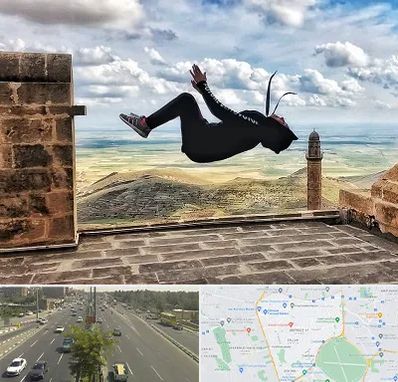 باشگاه پارکور بانوان در منطقه 17 تهران 