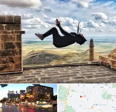 باشگاه پارکور بانوان در بلوار سجاد مشهد