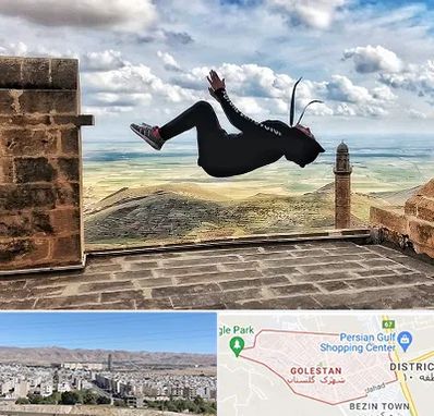 باشگاه پارکور بانوان در شهرک گلستان شیراز