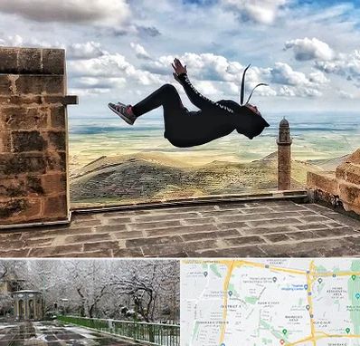 باشگاه پارکور بانوان در باغ فیض