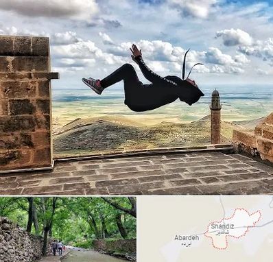 باشگاه پارکور بانوان در شاندیز مشهد