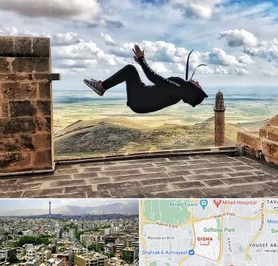 باشگاه پارکور بانوان در گیشا 