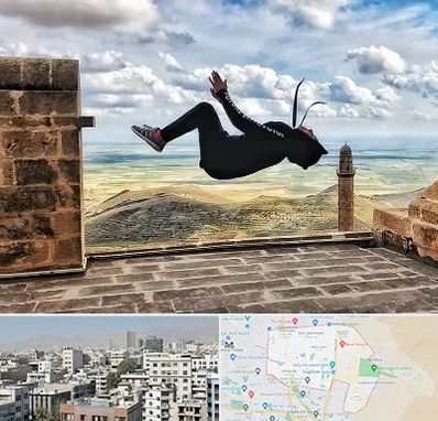 باشگاه پارکور بانوان در منطقه 14 تهران 