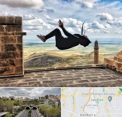 باشگاه پارکور بانوان در یوسف آباد 