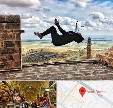 باشگاه پارکور بانوان در بازار وکیل شیراز