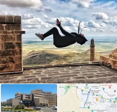 باشگاه پارکور بانوان در صیاد شیرازی مشهد