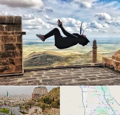 باشگاه پارکور بانوان در فرهنگ شهر شیراز